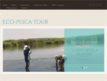 Tablet Screenshot of eco-pesca.ro